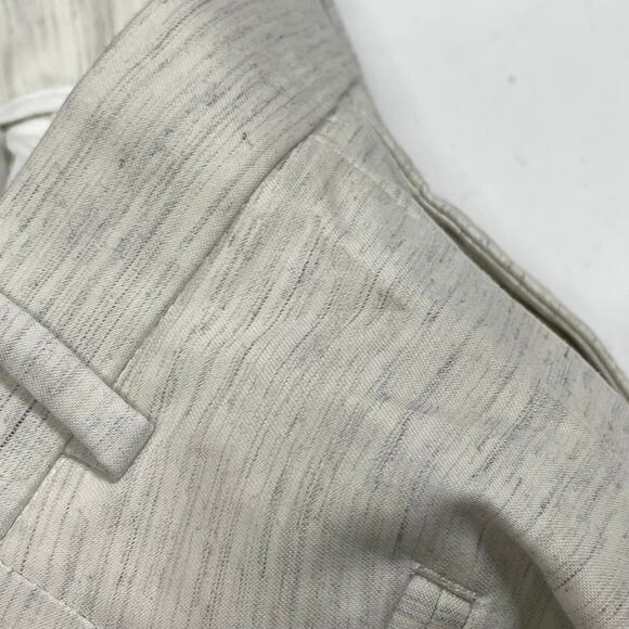 Gap Shorts Womens 00 Gray Off White Tailored Stretch Mid Rise 4" Inseam Cotton - Picture 5 of 6